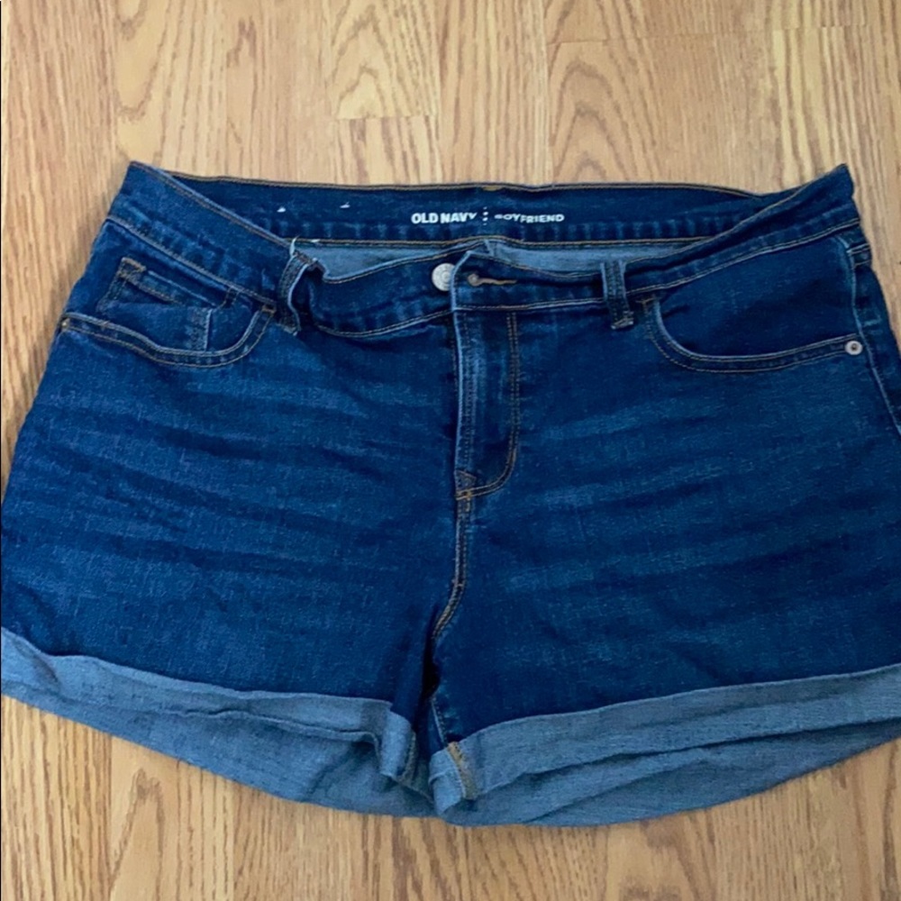 Boyfriend Denim Shorts